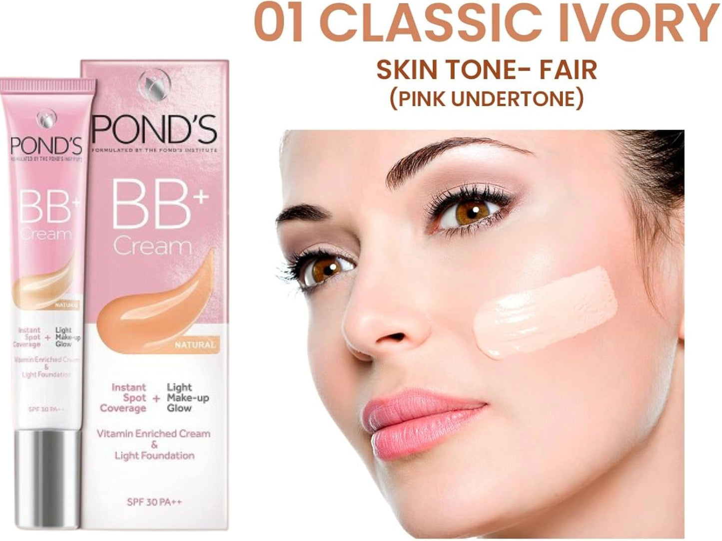 Combo-POND'S BB Cream Ivory shad+BB Powder