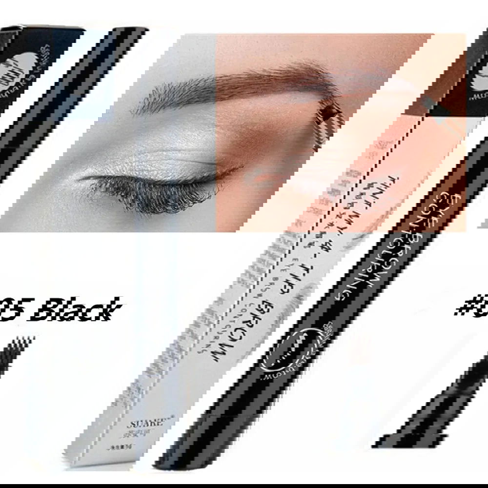 ( ব্ল্যাক কালার ) Waterproof 4 Points Eyebrow Pen