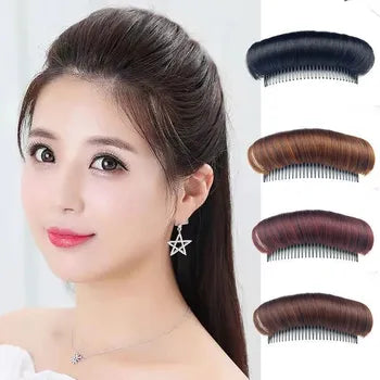 ২ পিচ ডার্কব্রাউন কালার-Invisible Fluffy Hairs Pad-2pcs-Dark Brown Color