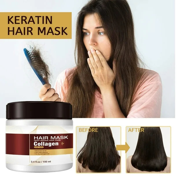 Keratin Hair Treatment Mask For Smooth & Shine Hair