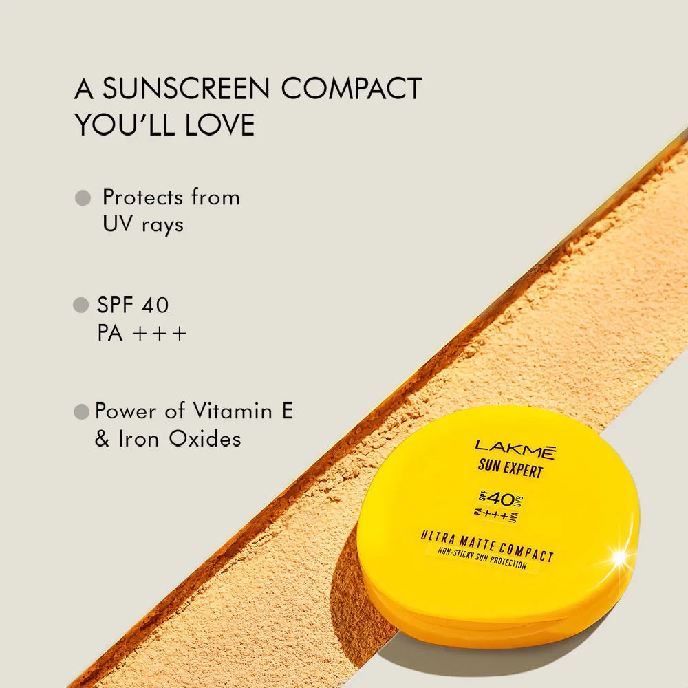 Lakme Sun Expert Ultra Matte Compact SPF40 PA+++