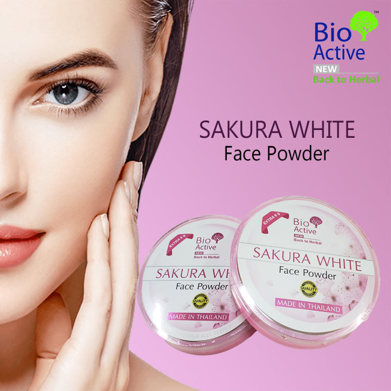 Bio Active Sakura White Face Powder-2 Shade Combo