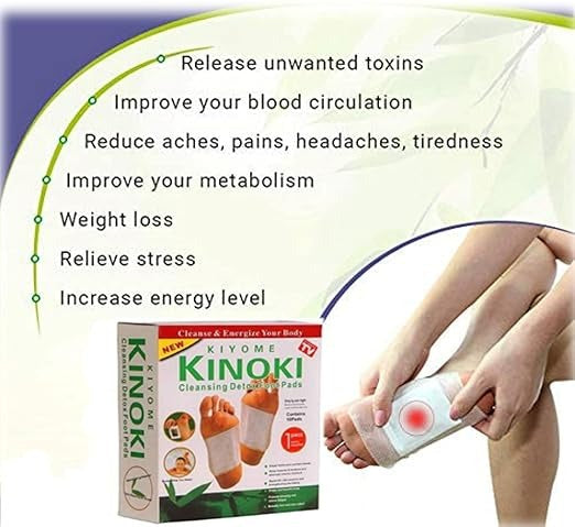 đŋ10 Pads- Kiyome Kinoki Cleansing Detox Foot Pads đŋ
