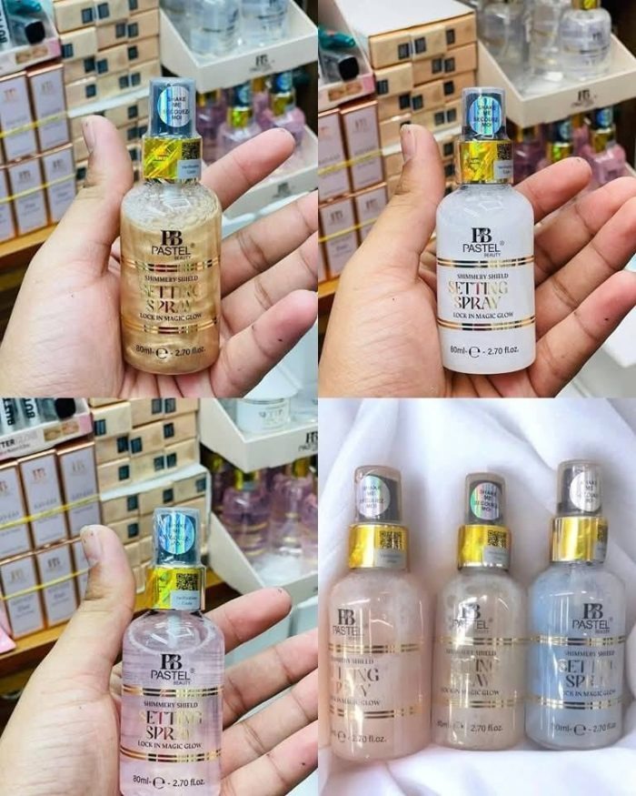 Pastel Beauty Shimmering Shield Setting Spray-𝟑 𝐂𝐨𝐥𝐨𝐫 𝐂𝐨𝐦𝐛𝐨