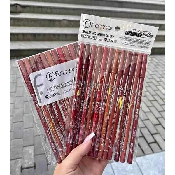Flomer Perfect Lipliner Pencil 12pcs Set