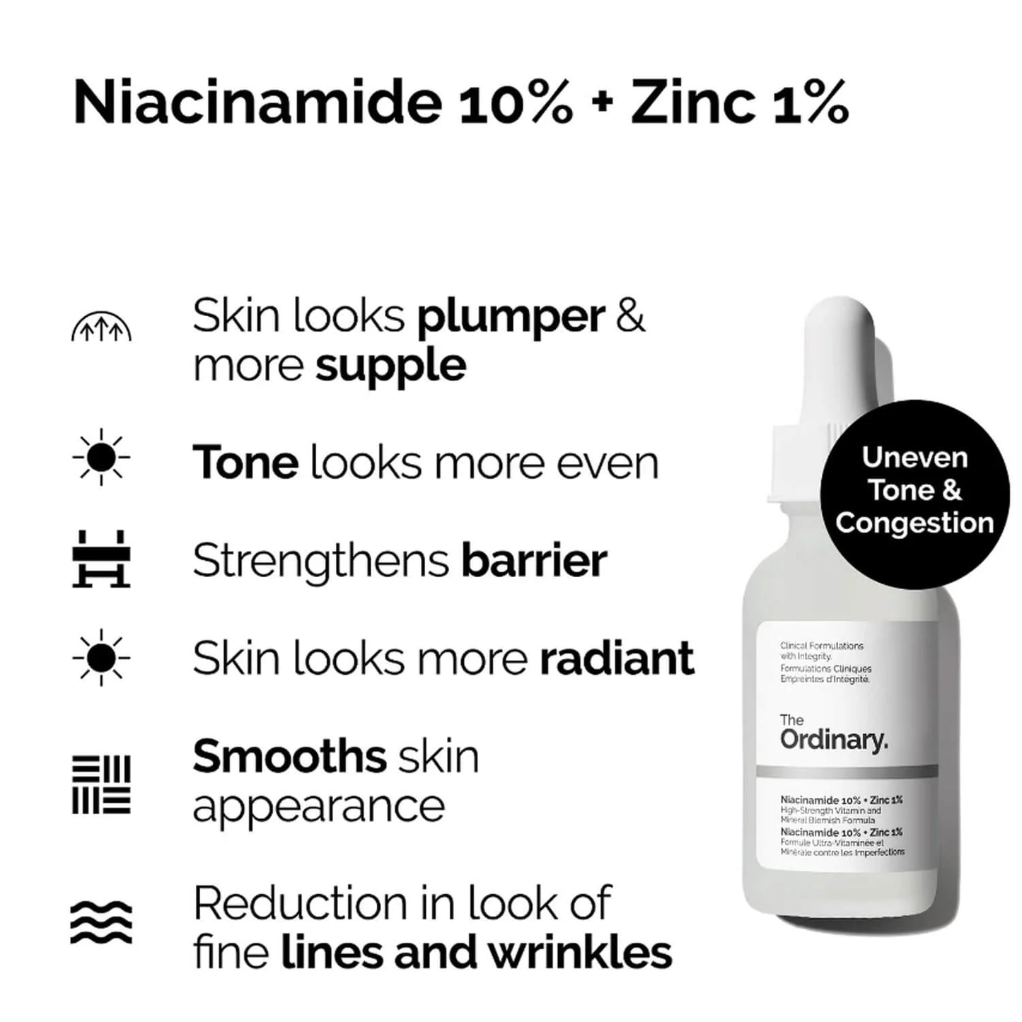 The Ordinary Niacinamide 10% + Zinc 1% Anti-Blemish Serum