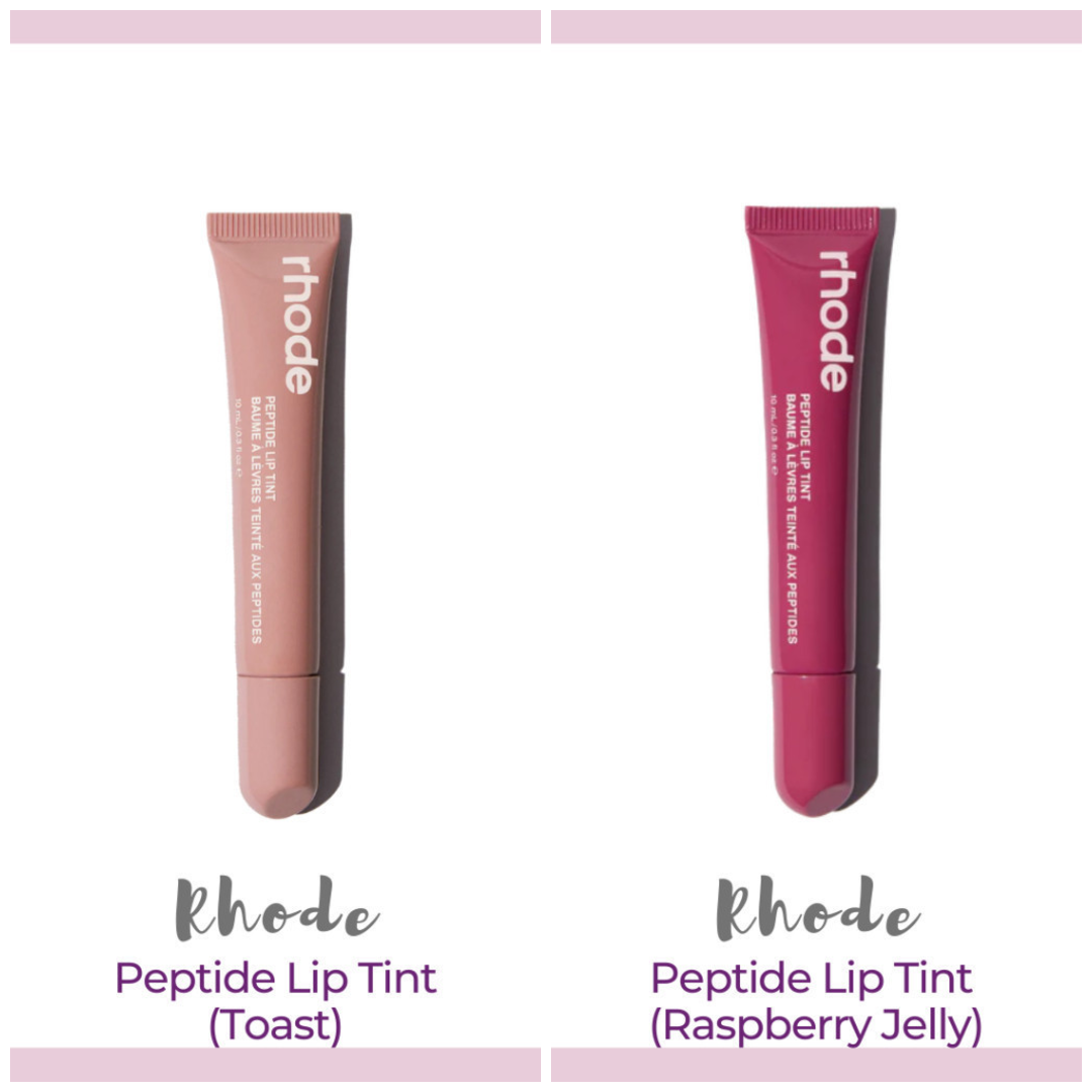 2 Color Combo-Rhode Peptide Lip Tin-Raspberry Jelly+Toast
