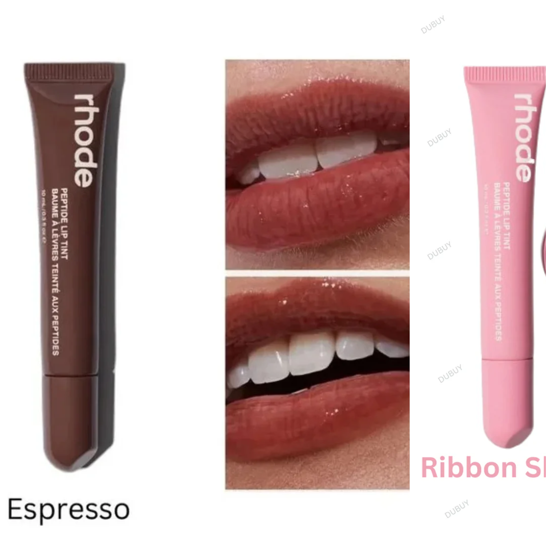 2 Color Combo-Rhode Peptide Lip Tin-Espresso+Ribbon
