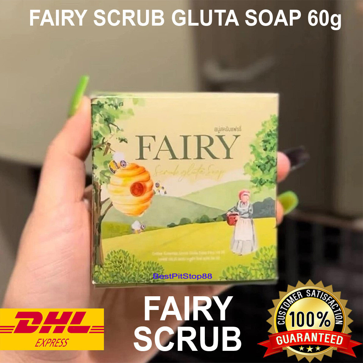 Fairy Scrub Gluta Soap-2pcs