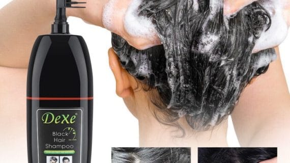 ( ২০০ML হার্বাল শেম্পু ) Dexe Fast Black Hair Shampoo