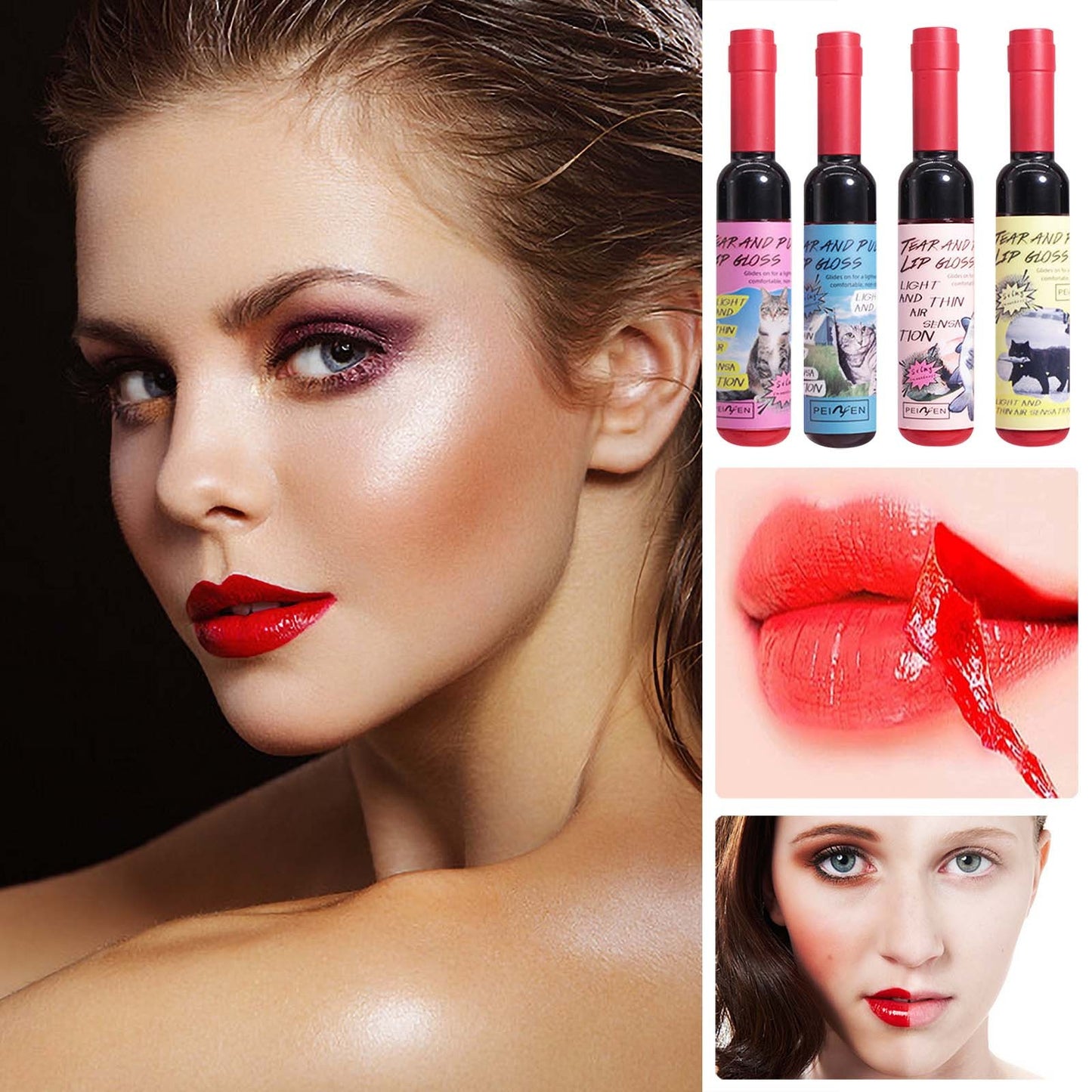 Wine Lip Tint-4 pcs set