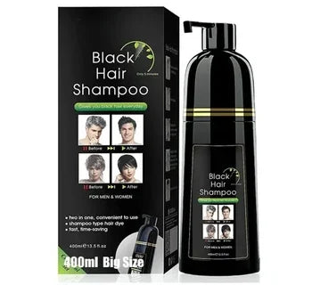 ( ৪০০ML হার্বাল শেম্পু ) Dexe Fast Black Hair Shampoo