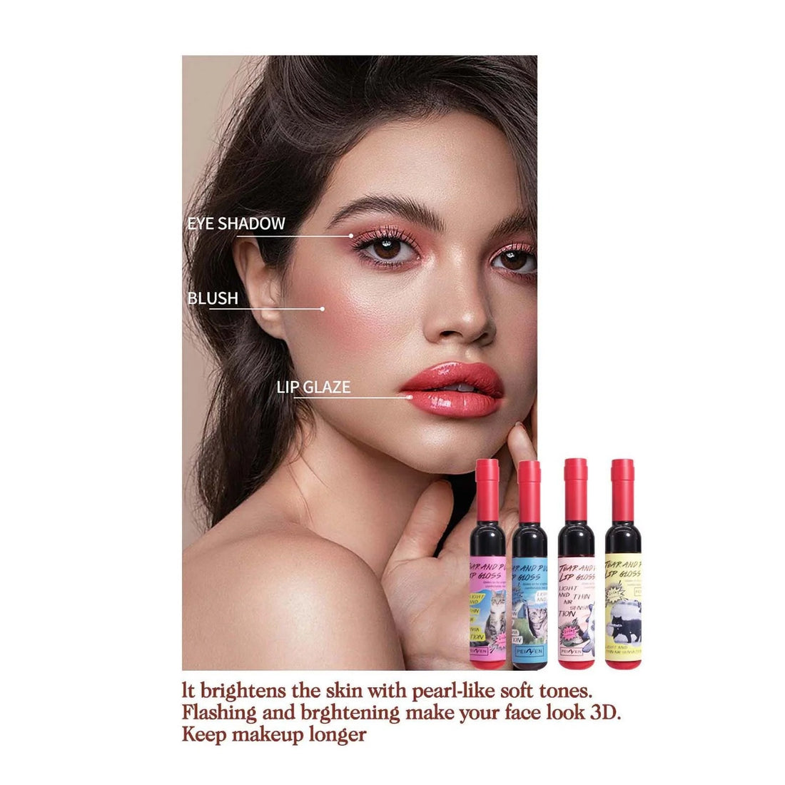 Wine Lip Tint-4 pcs set
