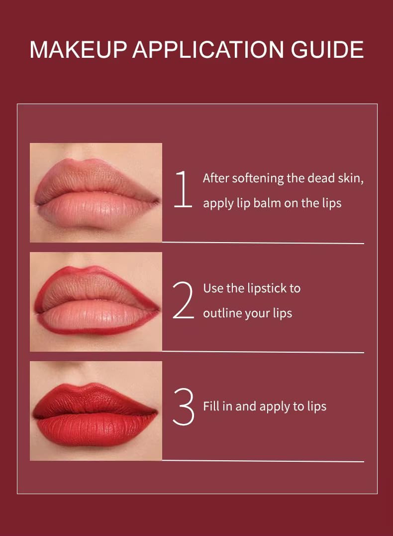 IMAGIC Matte Lipstick-Burgundy