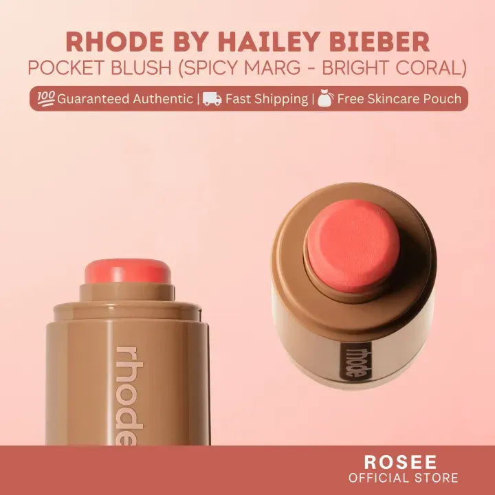 Spicy marg - bright coral-Rhode Pocket Blush