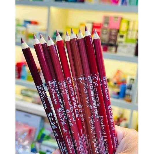 Flomer Perfect Lipliner Pencil 12pcs Set