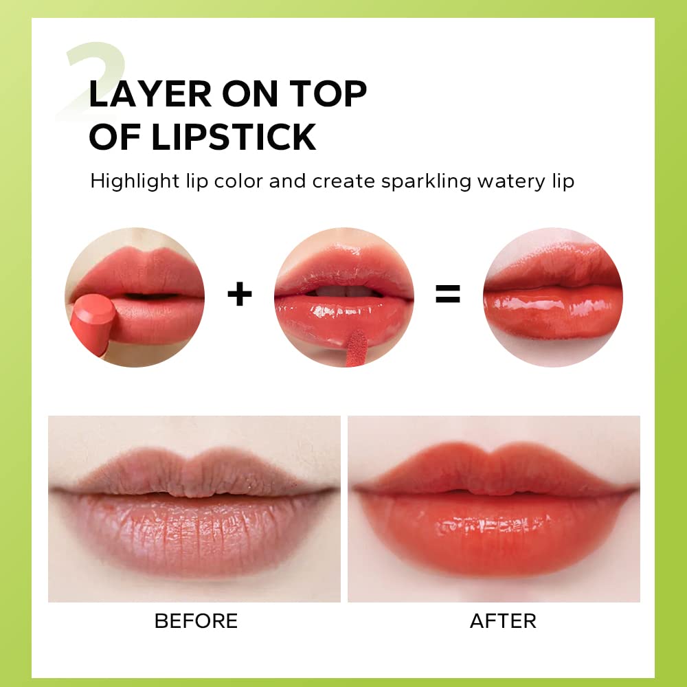 BEAUTY GLAZED  Lip Essence Lip Oil 4 Shad-Combo