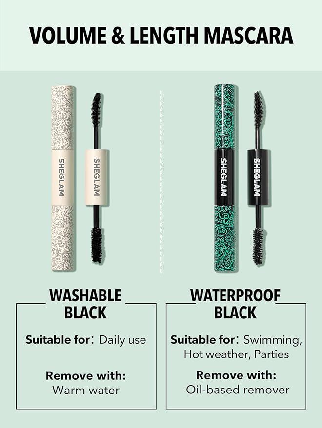 SHEGLAM 2 In1 Waterproof Mascara