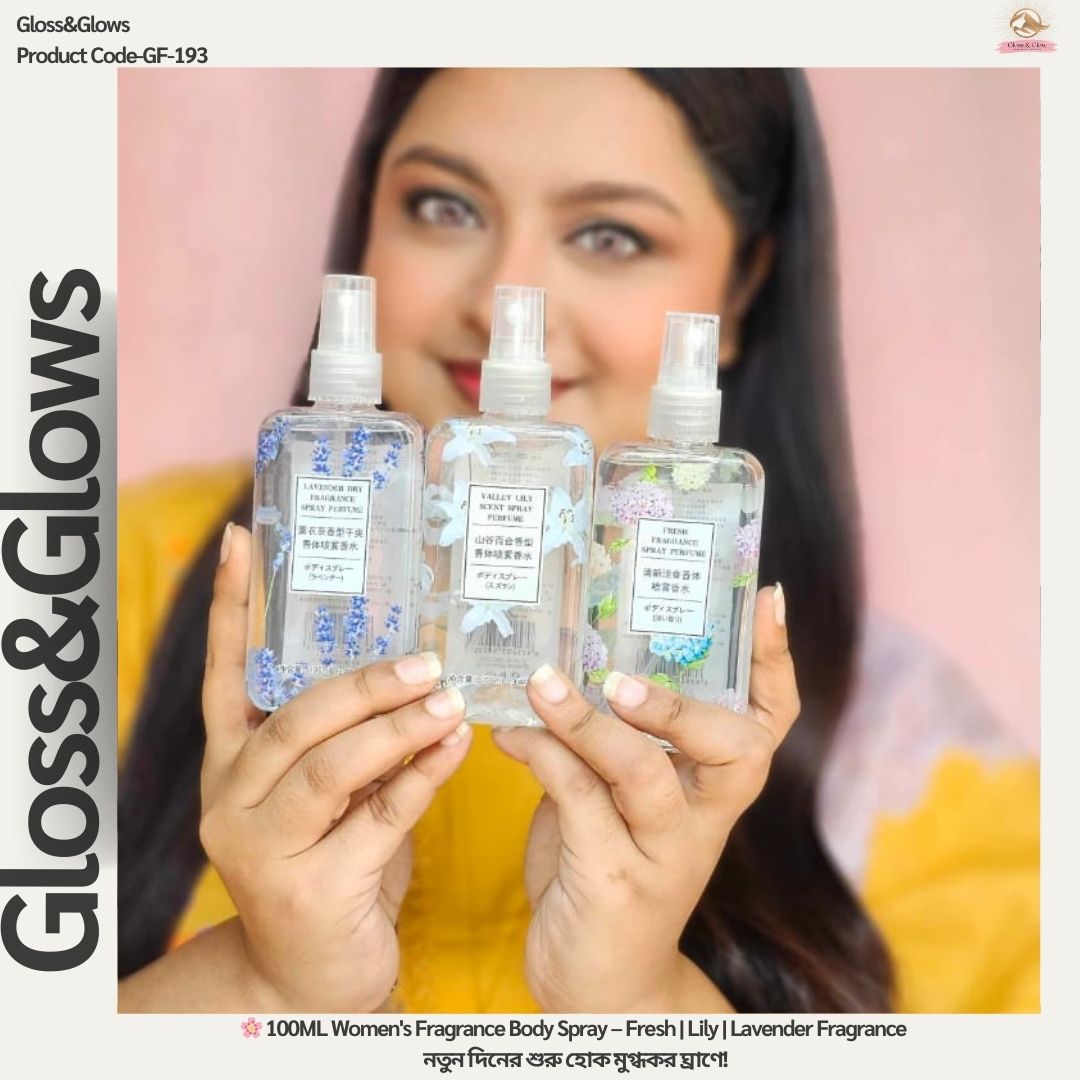 Women's Fragrance Body Spray-3 Fragrance-Combo