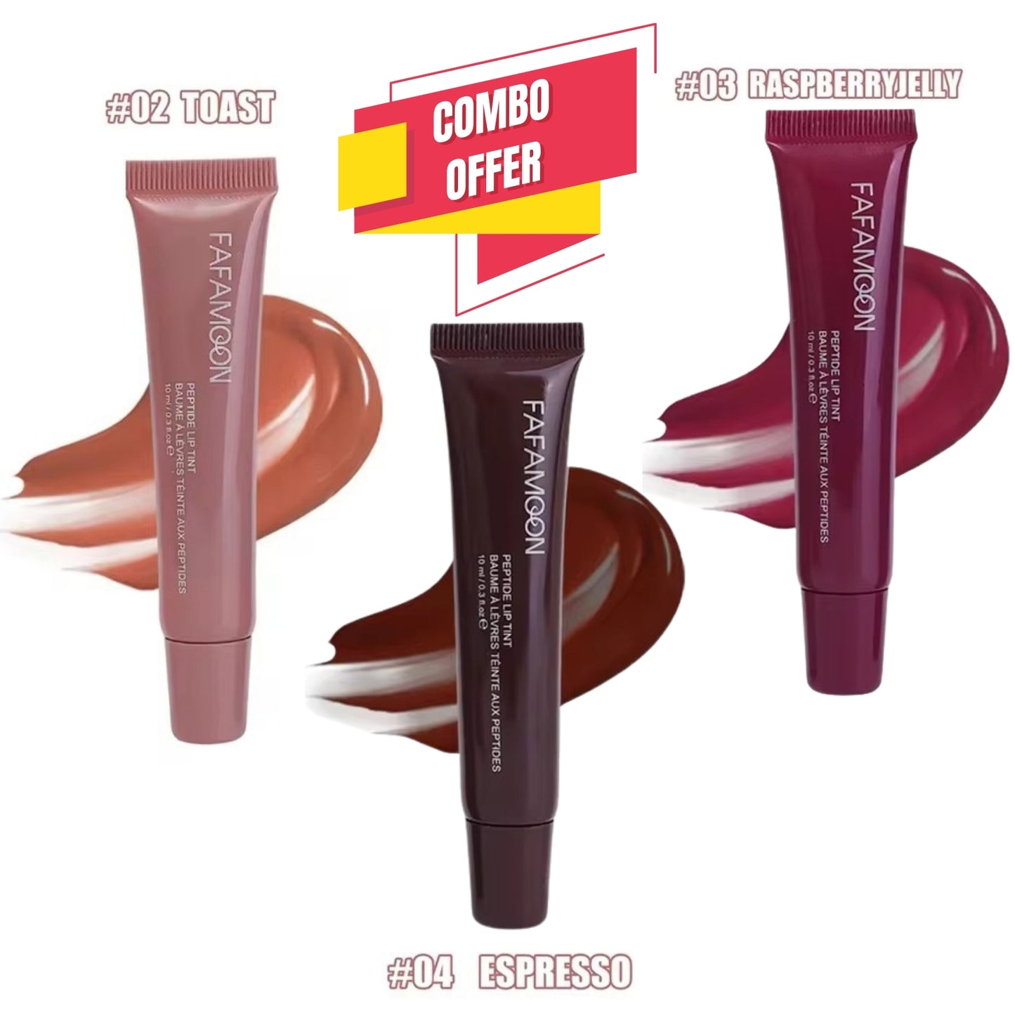 ৩ পিসের কম্বো ডিসকাউন্ট অফার সেট Moisturizing Oil Mirror Lipstick Plumping Lip