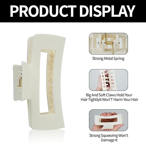 Squishy Pinchable Hair Clamps