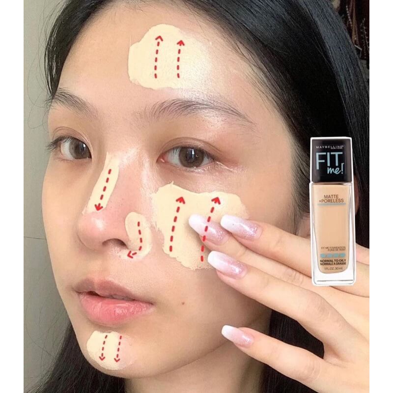 Maybelline Fit Me Matte + Poreless Liquid Foundation SPF-(118 Shed)