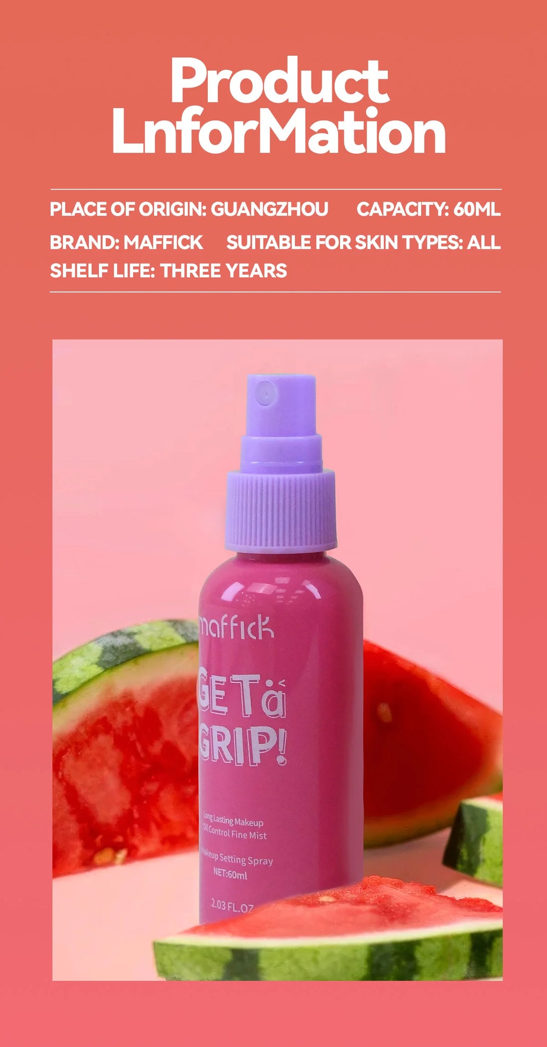 Get grip setting spray-24 Hours Long Lastting