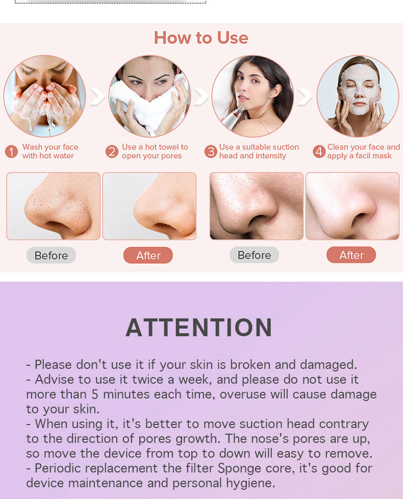 Electric Pore Blackhead Remover