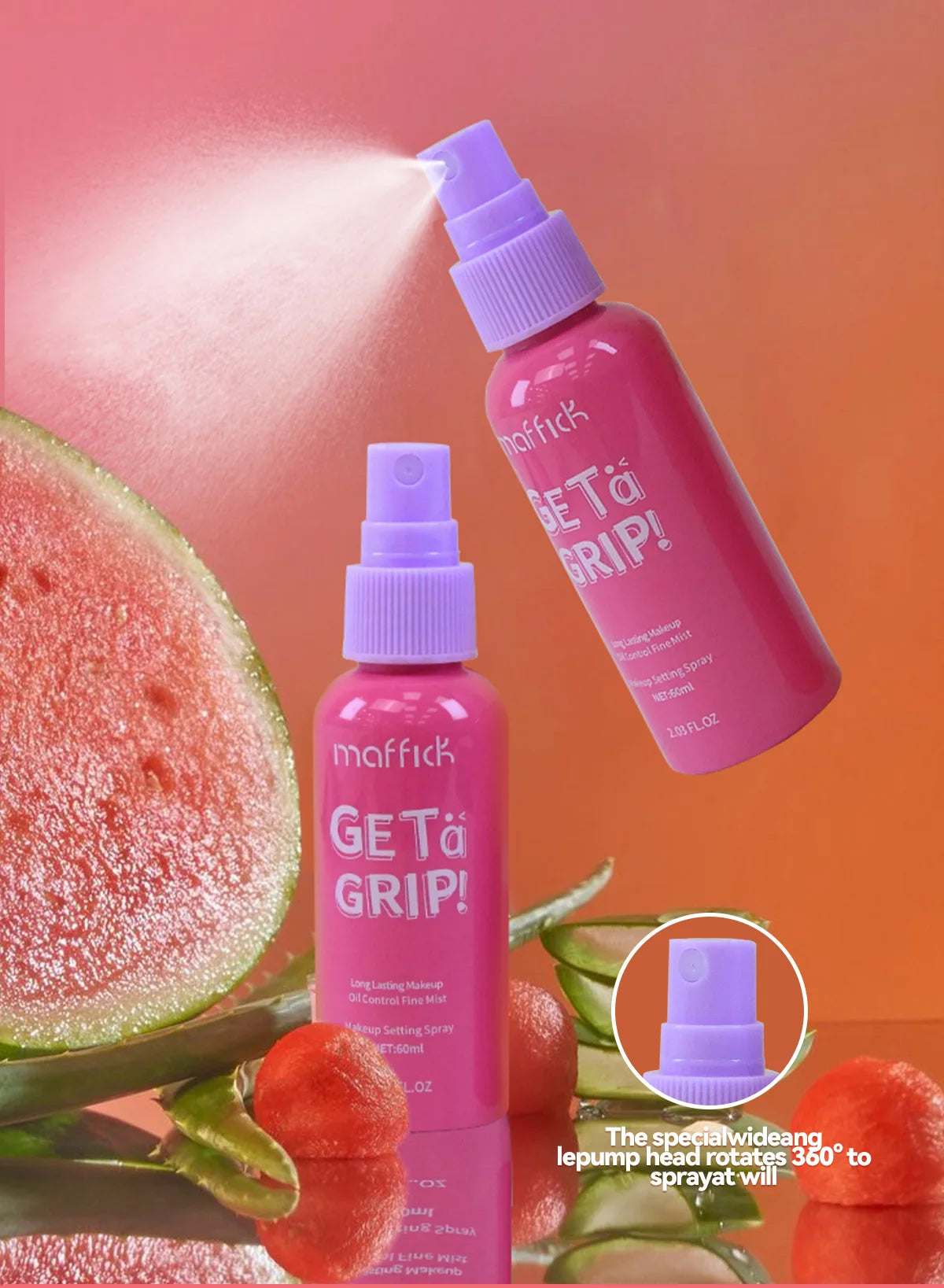Get grip setting spray-24 Hours Long Lastting