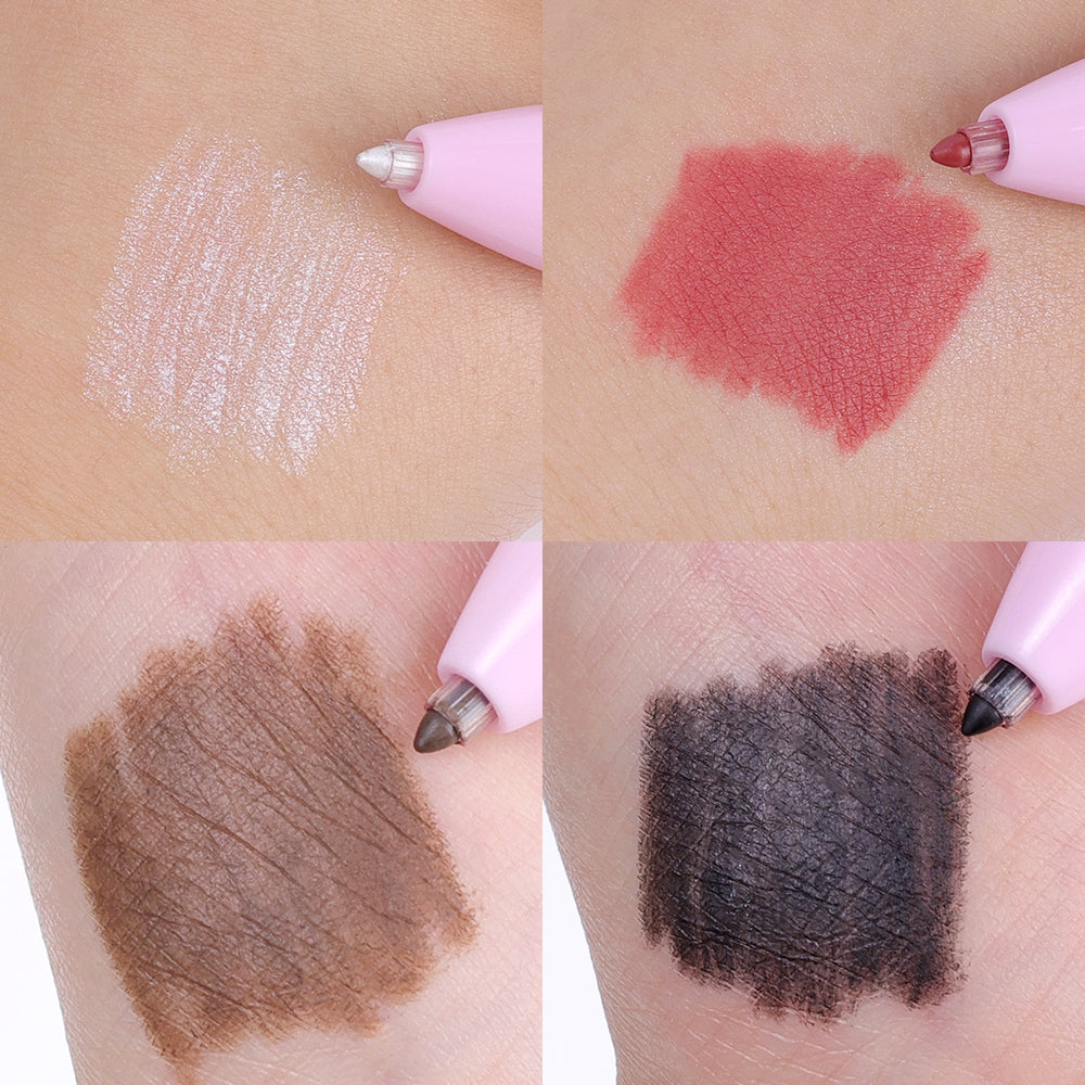 Waterproof Multifunctional Glitter Highlighter Eyeshadow Pencil