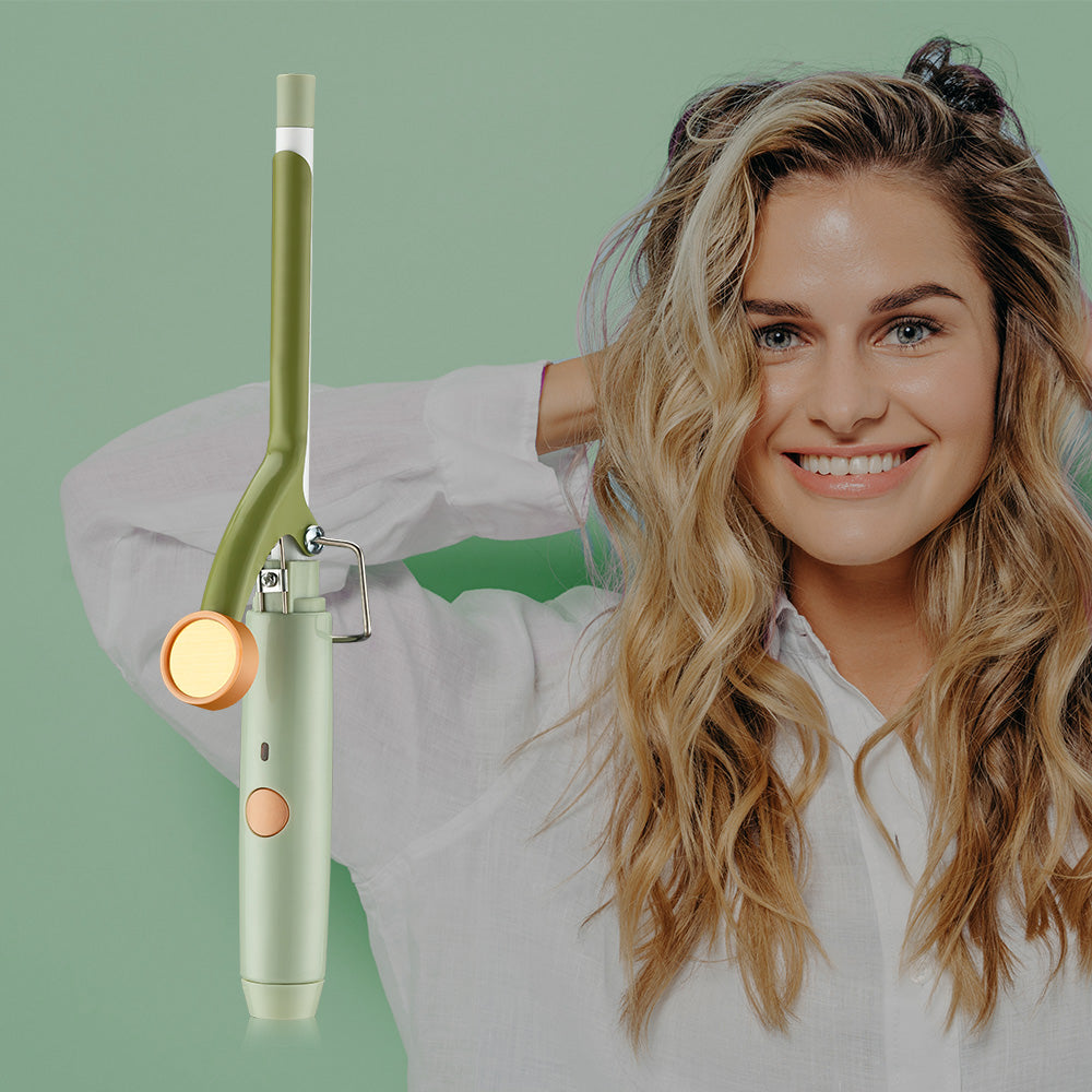 Hair Curler Lcd Curling Iron Roller