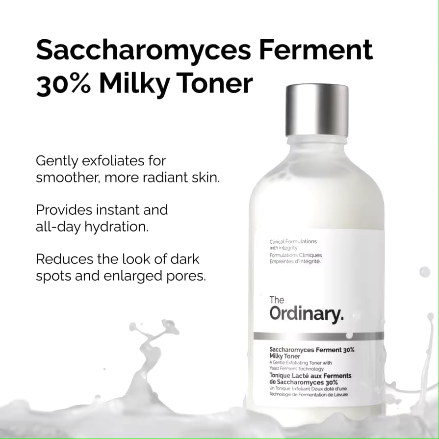 Saccharomyces Ferment 30% Milky Toner