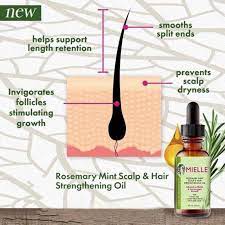 পারফেক্ট কম্বো!-Mielle Rosemary Mint Hair Growth Oil + Derma Roller