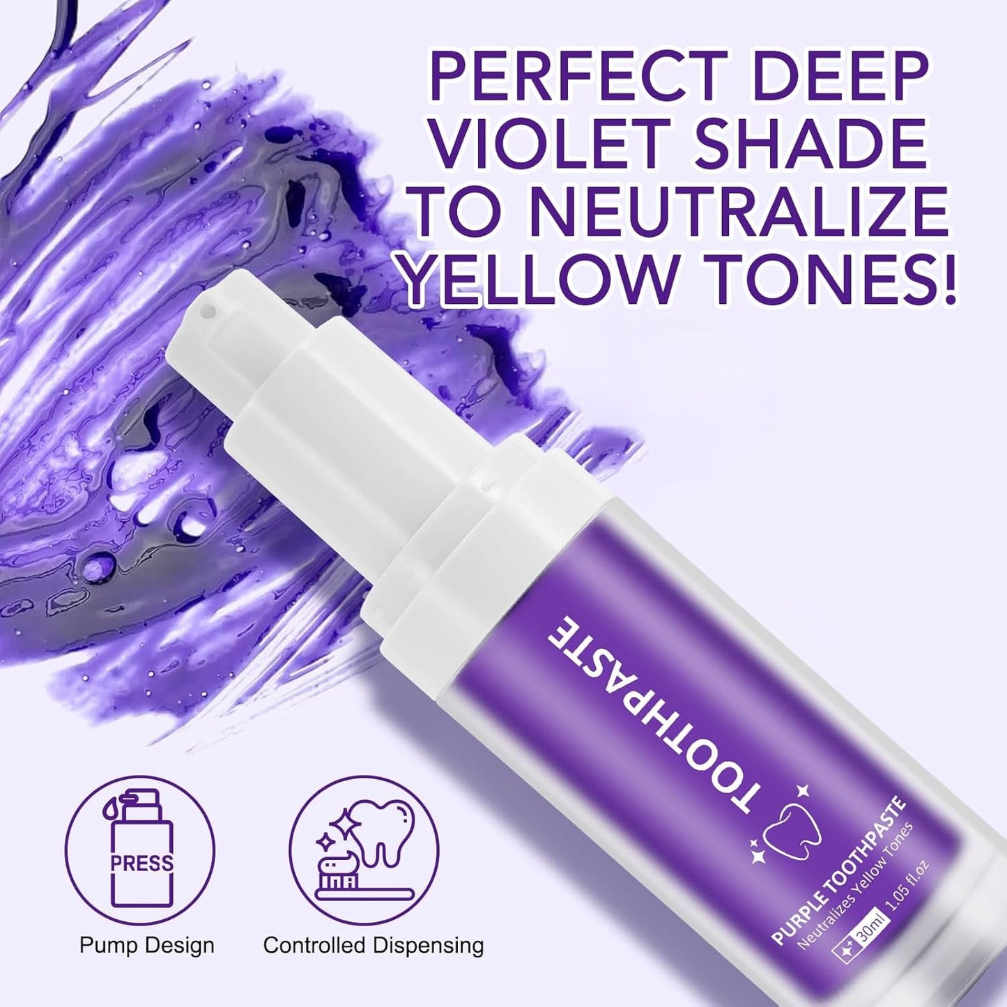 Purple Toothpaste – Teeth Whitening Colour Corrector Toothpaste
