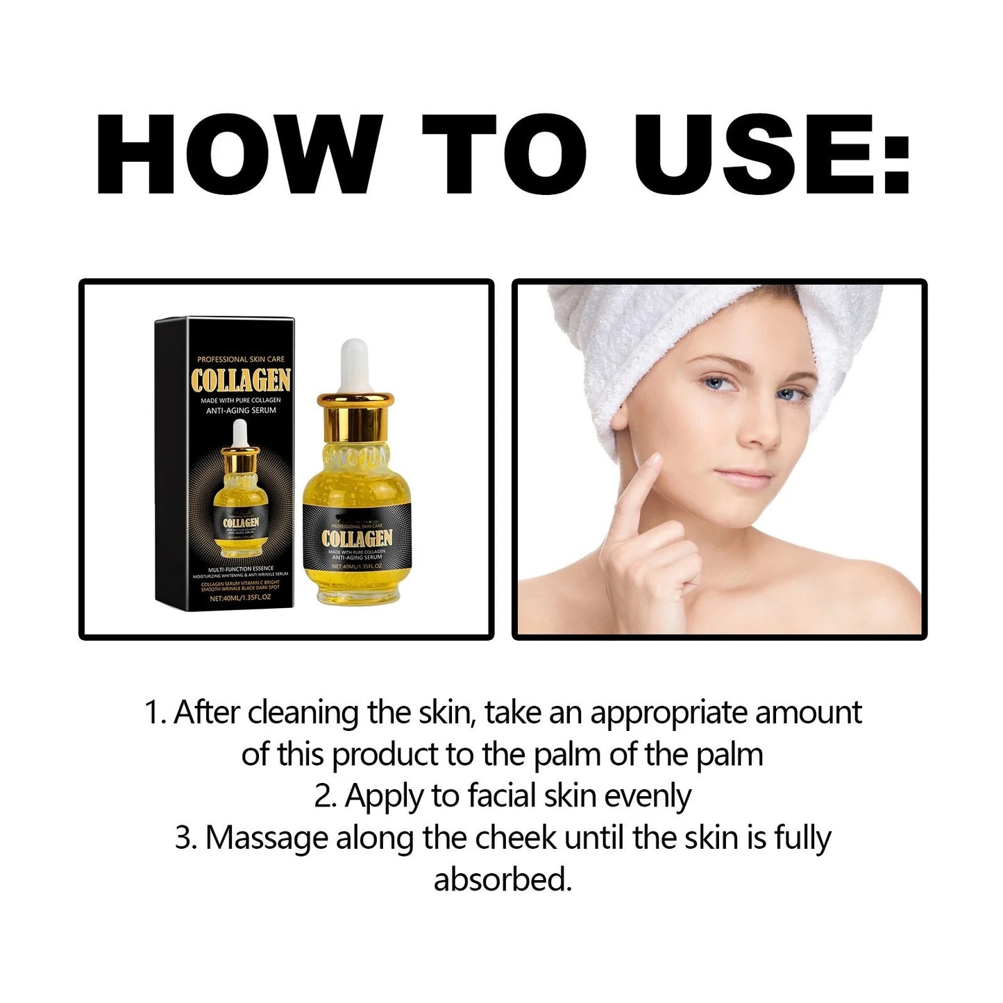 Collagen Serum for Face,Multi-Peptide Face Serum
