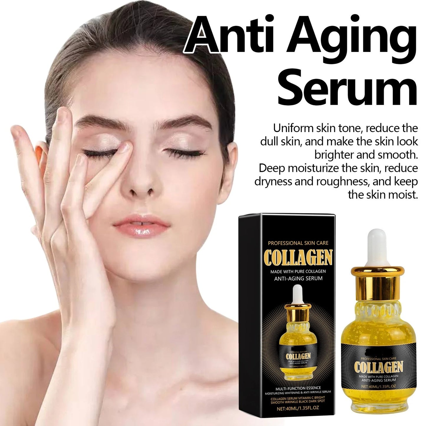 Collagen Serum for Face,Multi-Peptide Face Serum