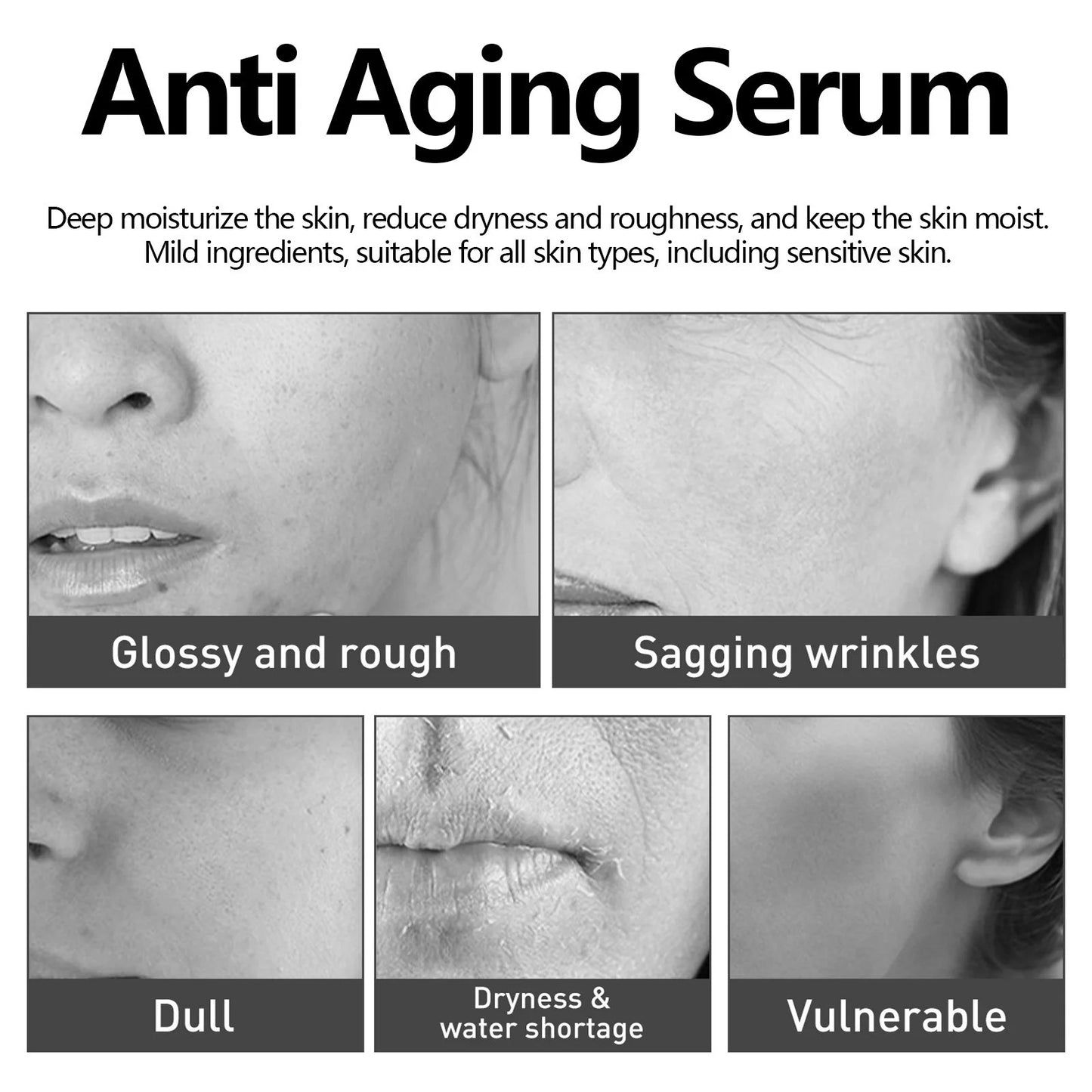 Collagen Serum for Face,Multi-Peptide Face Serum