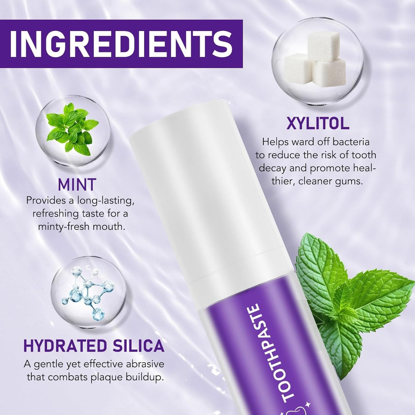 Purple Toothpaste – Teeth Whitening Colour Corrector Toothpaste
