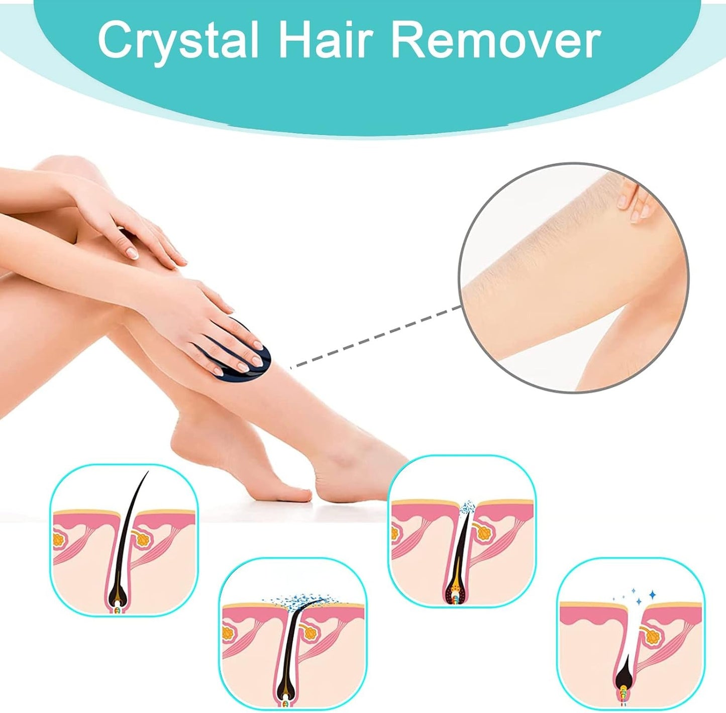 Crystal Hair Removal Eraser