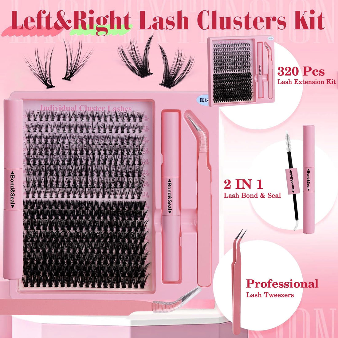 DIY 320 Piece Lash Cluster Kit
