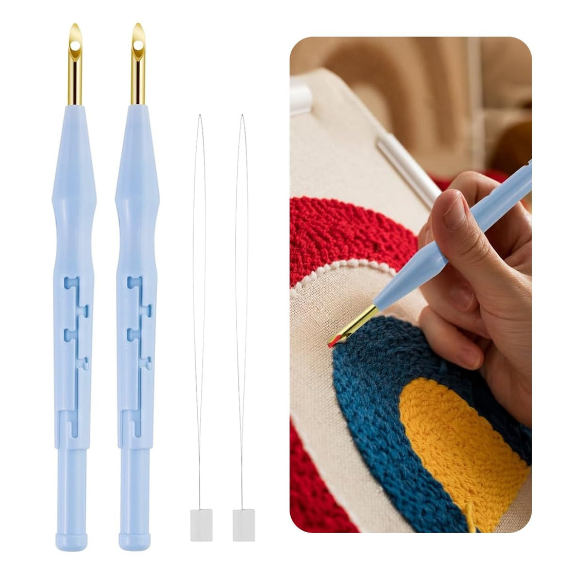 🔥 ধামাকা অফার! Flat 20% Discount! 🔥-Embroidery Punch Needle Pen-1pcs