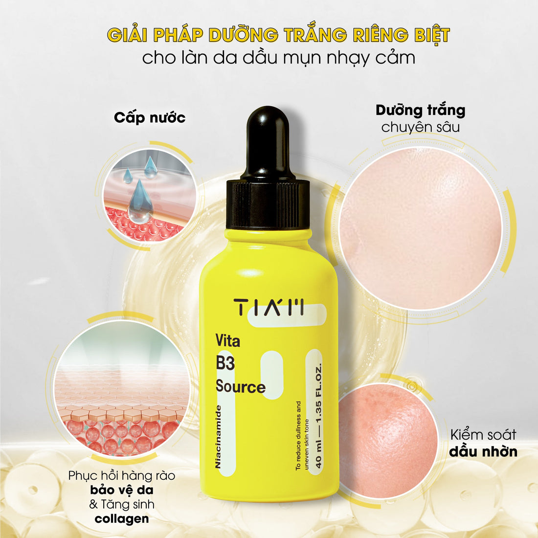 10% Niacinamide + 2% Arbutin-TIAM Vita B3 Source Serum