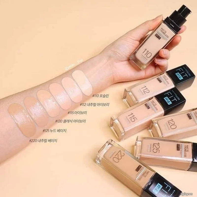 Maybelline Fit Me Matte + Poreless Liquid Foundation SPF-(118 Shed)