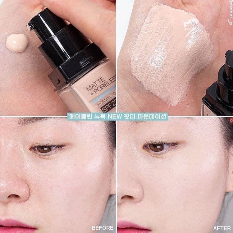 Maybelline Fit Me Matte + Poreless Liquid Foundation SPF-(118 Shed)