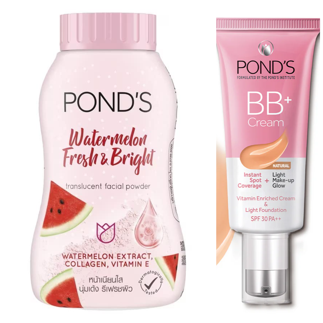 Combo-POND'S BB Cream Ivory shad+BB Powder
