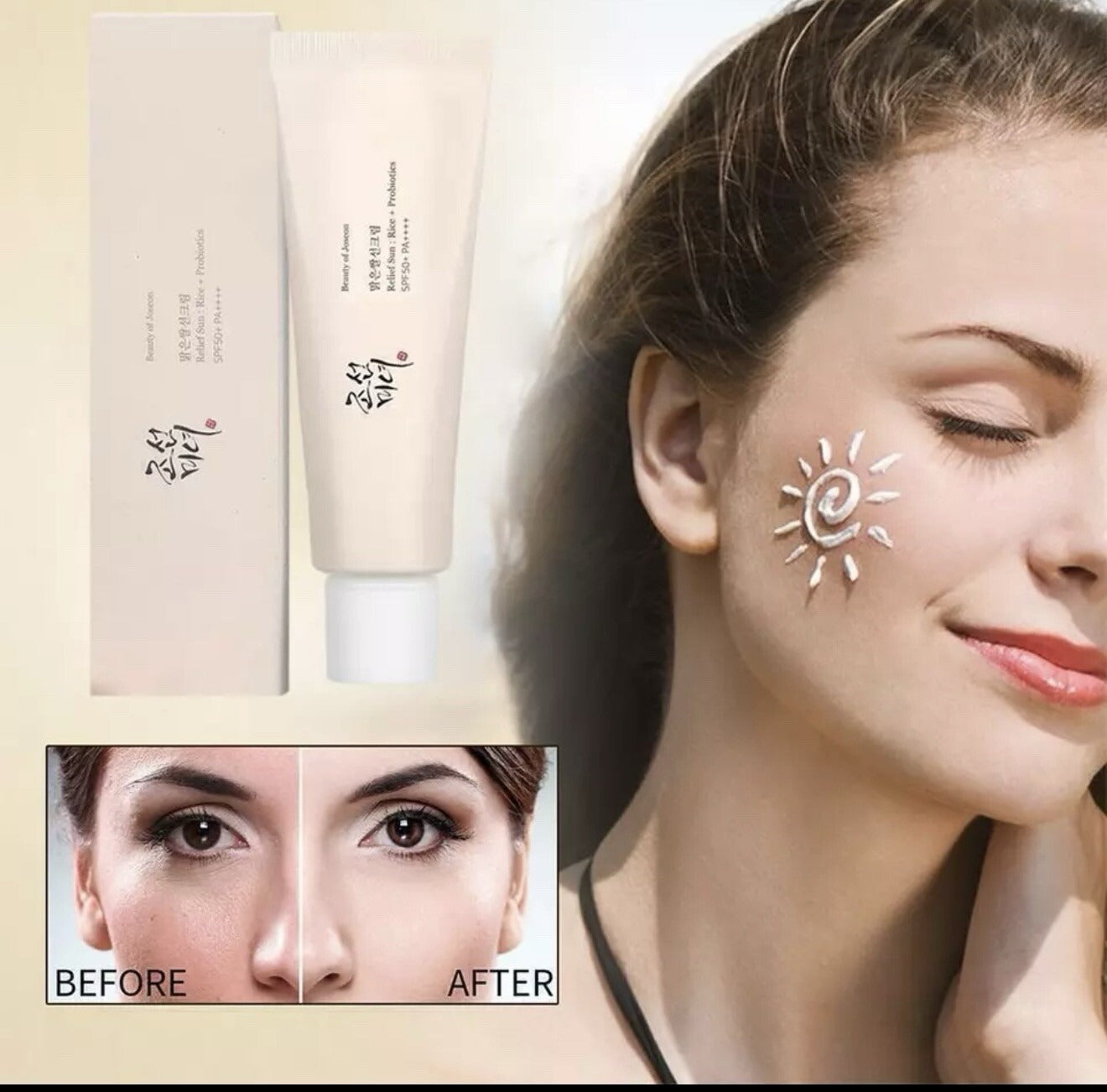 Beauty of joseon Relief Sun : Rice + Probiotics 50ml-Dry Skin
